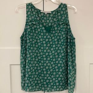 Collective Concepts size medium green tank blouse